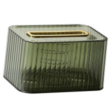 (transparent green)For Tissue Box Rounded Edge For Tissue Dispenser For Dormitory Bathroom