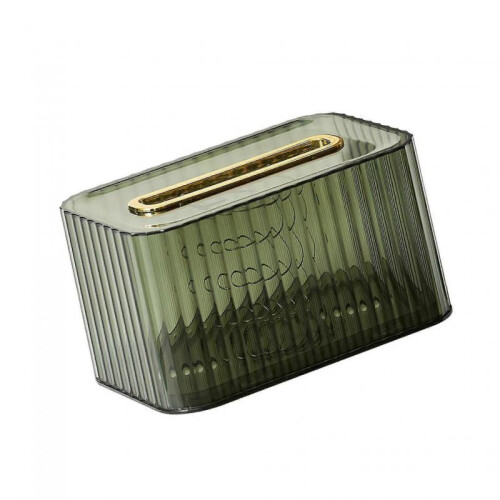(transparent green)For Tissue Box Rounded Edge  For Tissue Dispenser For Dormitory Bathroom 2