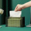 (transparent green)For Tissue Box Rounded Edge  For Tissue Dispenser For Dormitory Bathroom 4