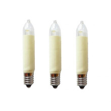 (B 20pcs)20pcs E10 Led Candle Lamp Small Socket Plug 8-55v 0.1-0.2w Length 65mm Replacement Lamp