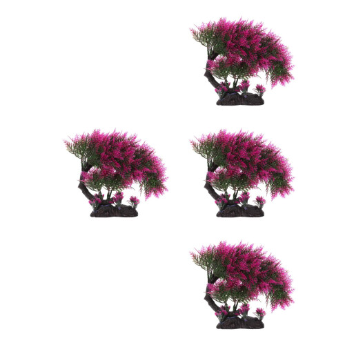 4Pcs Decoração Artificial De Árvore Para 2