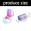 Pack de 3 supports de peinture en strass réglables,-Rose 3