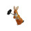 Figurines de lapins en bois sculptées à la main, sculpture-2 1