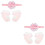 2 Sets Baby Spitzensöckchen Kleidung Dekorative Söckchen 7