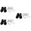 6Paare Schuhe Aus Robustem Material Bunt 8