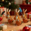 Figurines de lapins en bois sculptées à la main, Figurines-1 4