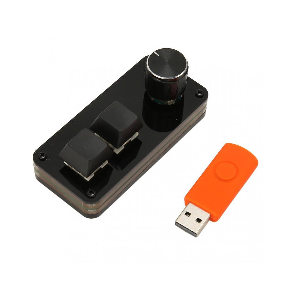 Mini 2 Key Keypad with Knob Customize Macro Programme Hot Swappable ...