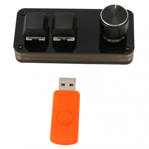 Mini 2 Key Keypad with Knob Customize Macro Programme Hot Swappable ...