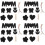 4Sets Schwarzes Kratzpapier DIY Bastelset Muttertagsfeier 7