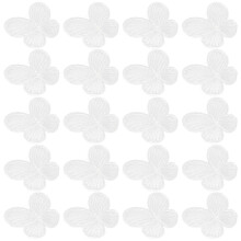 80 Stk. Schmetterlinge Gestickte Patches Applikation Basteldekoration