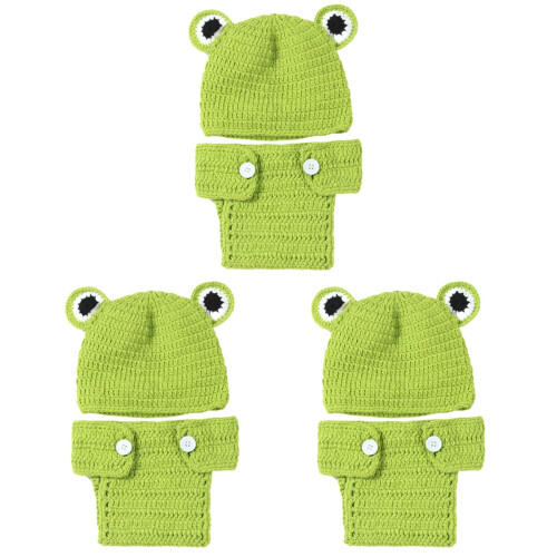 6 Teile Requisiten Kleidung Strickmütze Modellierung 1