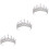 3 Teiliges Tiara Krone Kopfschmuck 7