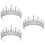 3 Teiliges Tiara Krone Kopfschmuck 9