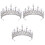 3 Teiliges Tiara Krone Kopfschmuck 5