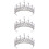 3 Teiliges Tiara Krone Kopfschmuck 10