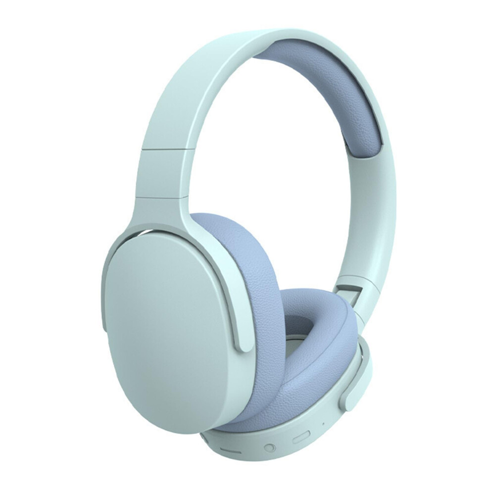 Wireless Tooth Headset Hifi Foldable Noise Reduction With Mic Tooth 5.1 Overear Headphone For Travel Pc Blue 9105992517688