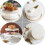2 Marmor Kuchenhalter Stehend Snackablage 10