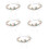 5 Stirnband Perlenkronen Haarschmuck 9