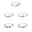 5 Stirnband Perlenkronen Haarschmuck 8