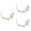 3Stk Hochzeit Haarreif Tiara 6