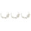 3Stk Hochzeit Haarreif Tiara 4