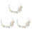 3Stk Hochzeit Haarreif Tiara 2