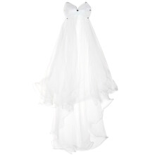 3Stück Schleier Zweilagig Weiß Für Hochzeit