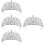 4Stück Braut Strasskronen -Haaraccessoire 9