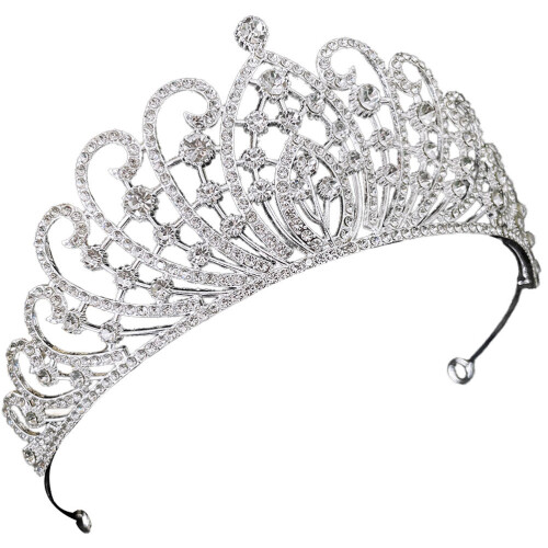 4Stück Braut Strasskronen -Haaraccessoire 2
