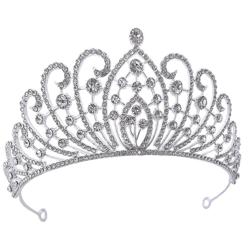 4Stück Braut Strasskronen -Haaraccessoire 1
