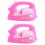 2 Stuks Plastic Mini Strijkijzer Pretend Play Speelgoed 9
