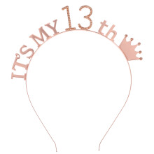 3 Kopfschmuck Krone Haarreif Zahl Buchstabe Design