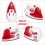 2 Stuks Creatieve Imitatie Mini Strijkijzer Decoratie 8