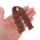 60 Pcs Knitted Mini Scarves Christmas Theme Decor 6