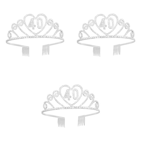 Set Aus 3 Brautschmuck Krone Für 2