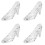 4 Pièces Décorations De Chaussure En Cristal Transparente 5