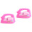 2Pcs Ferro De Mini Plástico Brinquedo 8