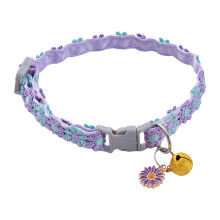 Detachable Cat Harness Safety Buckle Kittens Floral Pattern For Small And Medium Pets