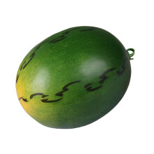 Realistic Artificial Watermelon Easy to Clean-oval watermelon