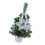 Festival Tabletop Christmas Tree Potted Plant Desktop-Silver 1