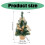 Festival Tabletop Christmas Tree Potted Plant Desktop-Silver 4