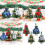 Festival Tabletop Christmas Tree Potted Plant Desktop-Silver 3