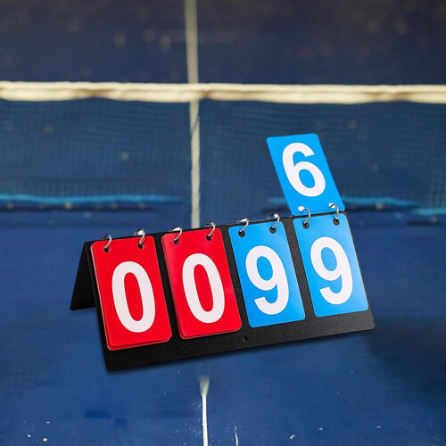 Portable 4Digit Baseball Scoreboard For Field Use Lightweight Compact 1