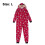 Πιτζάμα Onesie με κουκούλα και φερμουάρ για ενήλικες, ολόσωμο με σχέδιο άλκης και 3