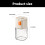 Distributeur de sel pot à épices en verre avec distribution 3