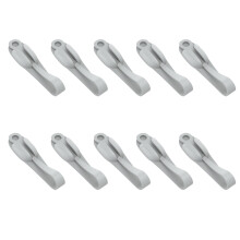 Lots de 10 passe-câbles robustes en silicone pour un usage-Gris