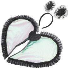 4Sets Schwarzes Flügelset Kostüm Kinderparty Deko