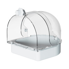 Bain d'oiseaux spacieux, Cage à oiseaux, hygiène, plateau