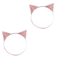 6Stk Kinder Haarreif Pink, Mit Dekorativen Katzenohren