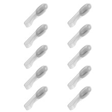 10Pcs Silicone Wire Cord Organizers Ties-Transparent color